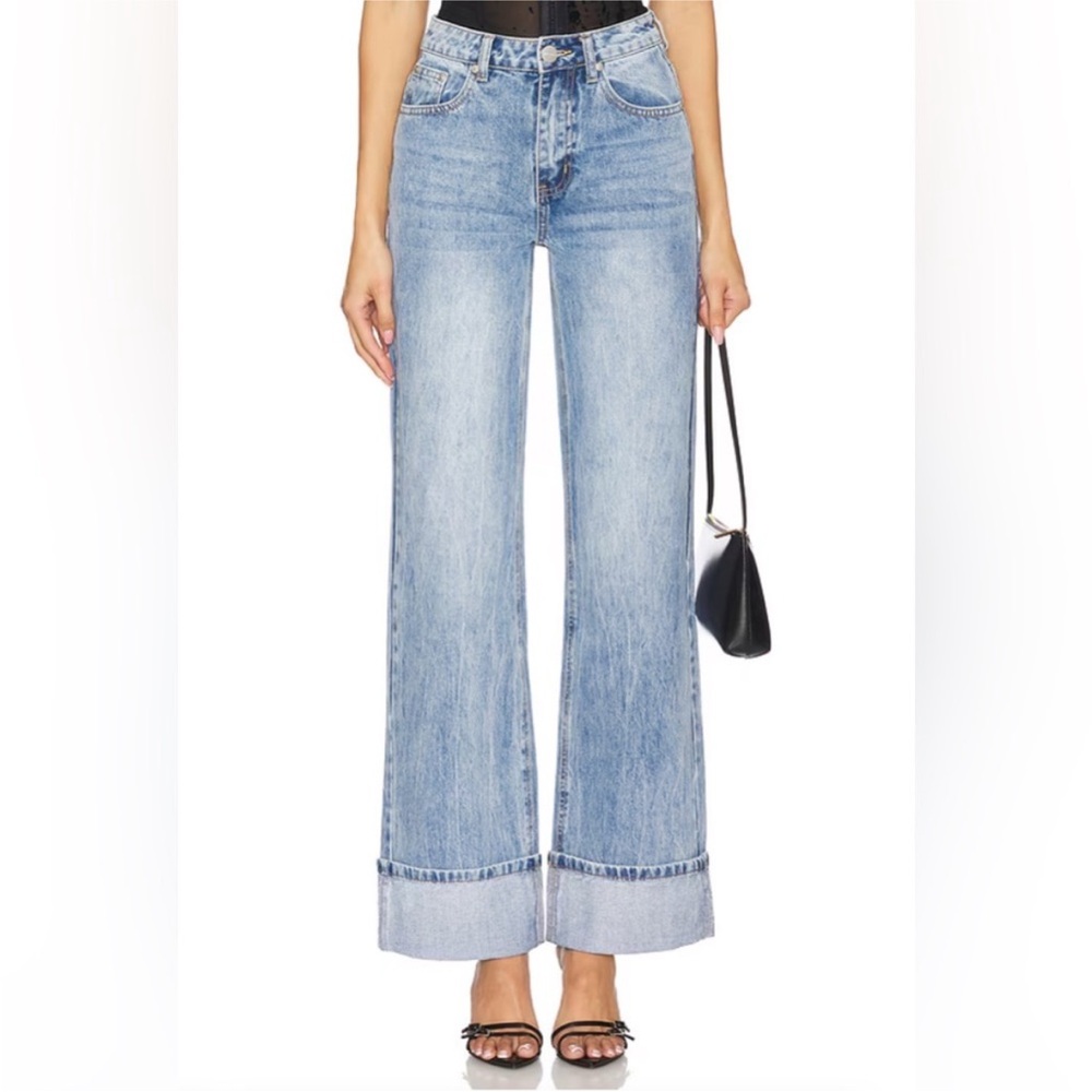 superdown Lulu Light Blue Flare Jeans